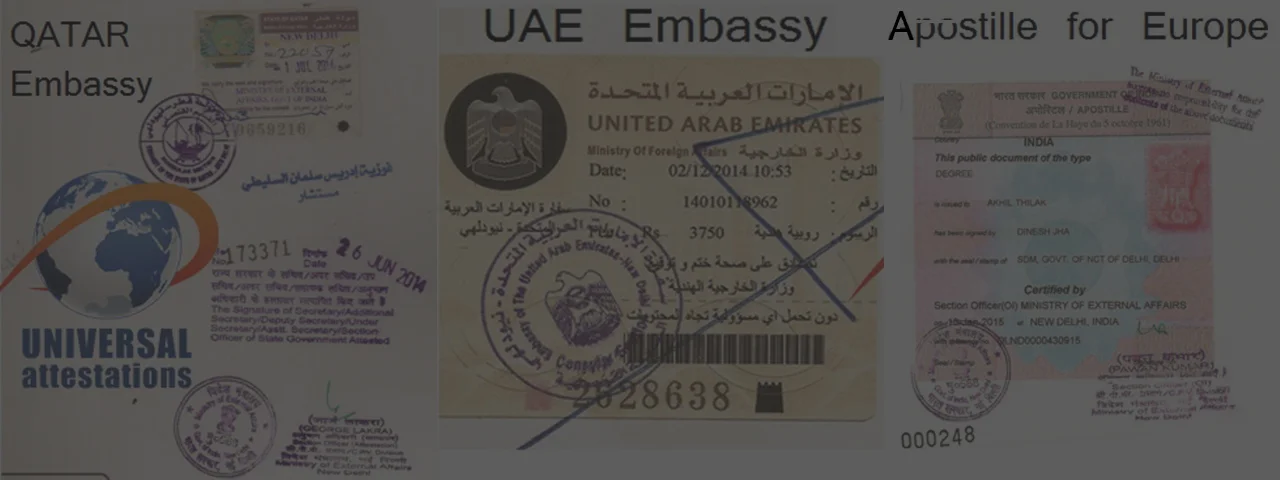 UAE Embassy Attestation in India